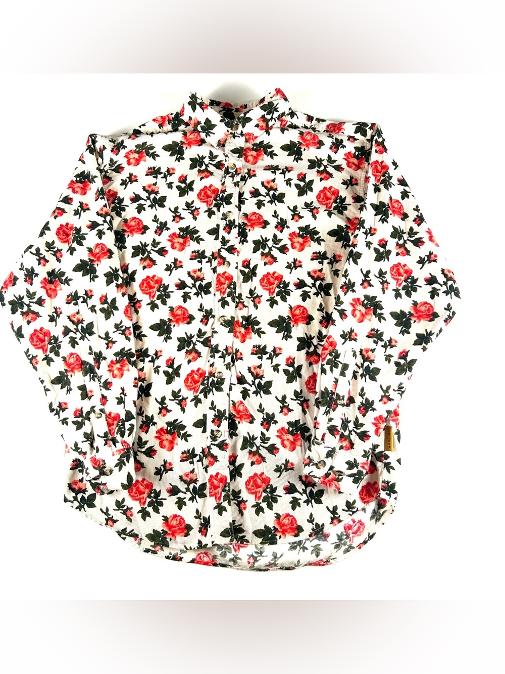 Limited Jeans Shirt Womens XXLarge Floral Roses Button Up Cottage Core